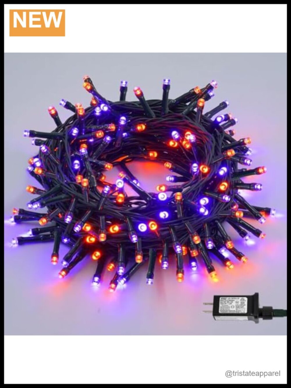 QITONG Halloween String Lights Outdoor Waterproof 66ft 200 LED 8 Modes Green